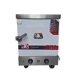 Tủ hấp cơm công nghiệp đa năng 4 khay Việt Nam, tối ưu cho hấp cơm, hải sản, giò chả, bánh bao, 10-12kg/mẻ. 2