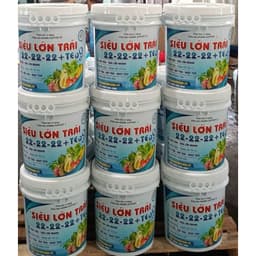 Xô Tròn Trái , Nặng Ký 22 - 22 - 22 + Canxi Bo (20kg 5