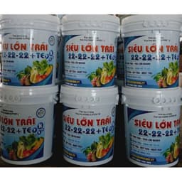 Xô Tròn Trái , Nặng Ký 22 - 22 - 22 + Canxi Bo (20kg 4