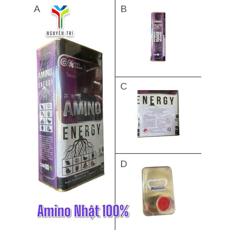 Amino Nhật can 5lit pha 3500 lít nước. Tăng trọng trái nhanh, giải phèn đất cấp tốc.