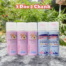 Combo 5 Chai Xịt Khử Mùi Giày Dép NaNo Bạc, Xịt Khử Mùi Hôi Chân Nano 260ml 3