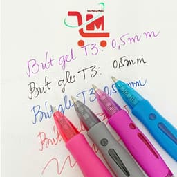 Hộp 12 Cây Bút Gel T3/S08 Hiệu LEX, KING Ngòi 0.5MM/Màu Mực Đậm, Tươi Sáng, Ngòi Êm, Dễ Sử Dụng (Giao Mẫu Ngẫu Nhiên) 4
