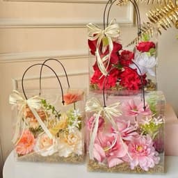 Túi mica trong suốt  đựng bánh kt 20 x 10 cao 20cm 1