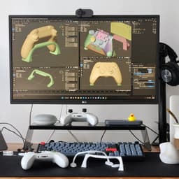 Giá Đỡ Tàng Hình Tay Cầm Xbox - Kệ Treo Tay Cầm Gaming Decor Góc Máy [Mê 3D] 4