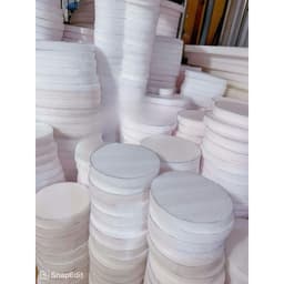 Xốp PE, xốp dẻo cắm hoa, nhiều độ dày 5cm nhiều kích thước, Phôi tim tròn hoa sáp 2