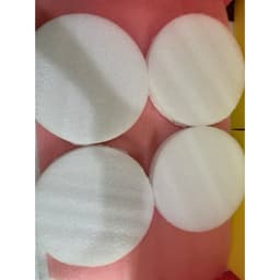 Xốp PE, xốp dẻo cắm hoa, nhiều độ dày 5cm nhiều kích thước, Phôi tim tròn hoa sáp 9