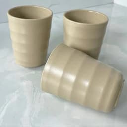 Combo 10 Cốc Tròn Thái Nhám 250 ml, 330 ml Bền đẹp chịu nhiệt tốt, nhựa cao cấp hàng Việt Nhật 7