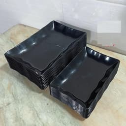 Combo 5,10 Đĩa nhựa phíp chữ nhật hàng cao cấp Việt Nhật Đĩa đựng hoa quả, bánh kẹo thực phẩm bền đẹp 3