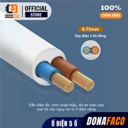 Ổ cắm điện đa năng 7 Cổng có Sạc USB dây dài 3M Và 5M hất Lượng Cao 100% Chính Hãng 2