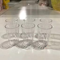 Combo 10 Cốc liên xô nhựa meka trong suốt 300 ml dày dặn bền đẹp, ly trà đá nước mía quán ăn vỉa hè 5
