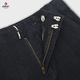 [ẨN] Quần Dài Nữ GENVIET JEANS Vải Denim Dày Dặn, Co Giãn Form Suông Thời Trang Hiện Đại W241.G. 8784 5