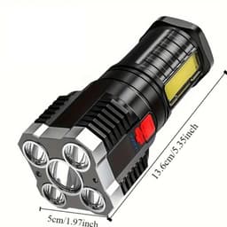 Đèn pin Mini.Sáng 4 chế độ, Đèn chiếu điểm, cho đi xe đạp Cắm Trại Đi Bộ Đường Dài Ngoài Trời Đèn khẩn cấpo 7