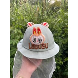 Nón bo lưới Labubu_ếch [sơ sinh đến 1 tuổi rưỡi ] nón chống bụi chống nắng cho bé 3