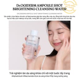 Nước Tẩy Trang Sạch Sâu Cho Mọi Loại Da Dr.Ogiderm Ampoule Shot 500ml Hàn Quốc 8