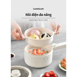 Nồi điện chống dính LocknLock 1.5L EJP436IVY 600W - Hàng chính hãng, Kèm khay hấp - JoyMall 7