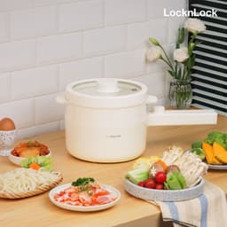 Nồi điện chống dính LocknLock 1.5L EJP436IVY 600W - Hàng chính hãng, Kèm khay hấp - JoyMall 8