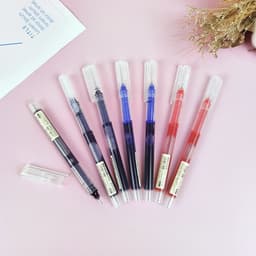Combo 10 Cái Bút gel ngòi kim mực nước ngòi 0.5mm mực đều Êm Trơn Muji 2