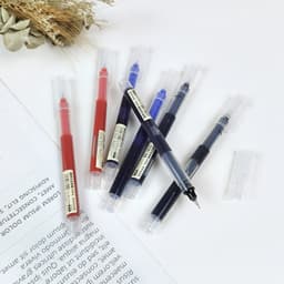 Combo 10 Cái Bút gel ngòi kim mực nước ngòi 0.5mm mực đều Êm Trơn Muji 3
