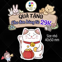 Decal sẵn keo SPA/NAIL/SALON nền Hồng chữ Trắng chống nước đắt khách Lộc Phát Tài 5
