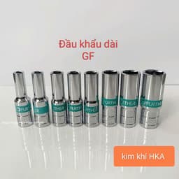 Đầu khẩu Dài GF đủ kích cỡ từ 8-32 làm bằng thép CRV siêu bền 1