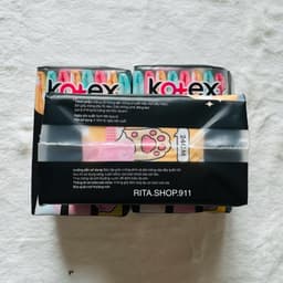 [LỐC 8 GÓI] Băng Vệ Sinh Kotex MiniMeow - Siêu Mỏng cánh 24cm 8 miếng 5
