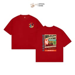 Áo thun gia đình Unisex tỉnh thành - Hồ Chí Minh, áo thun bé trai bé gái form rộng in họa tiết ISEE VN Local Brand IS40 2