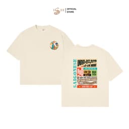 Áo thun gia đình Unisex tỉnh thành - Hồ Chí Minh, áo thun bé trai bé gái form rộng in họa tiết ISEE VN Local Brand IS40 3