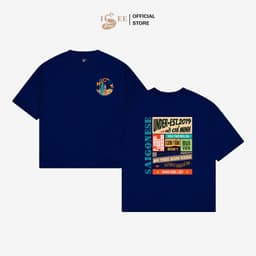 Áo thun gia đình Unisex tỉnh thành - Hồ Chí Minh, áo thun bé trai bé gái form rộng in họa tiết ISEE VN Local Brand IS40 4