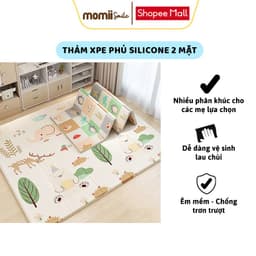 Thảm Xốp XPE Cao Cấp Phủ Silicone 2 Mặt Gấp Gọn Momii, Thảm Trải Sàn 2 Mặt Chống Thấm Chống Trơn Hàn Quốc (1m8x2m) 1