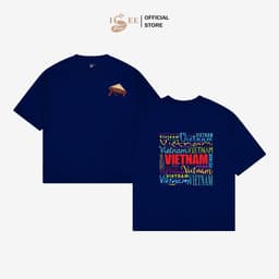 Áo thun unisex tỉnh thành áo thun bé trai, bé gái form rộng in nón lá Việt Nam ISEE VN Local Brand - IS38 2