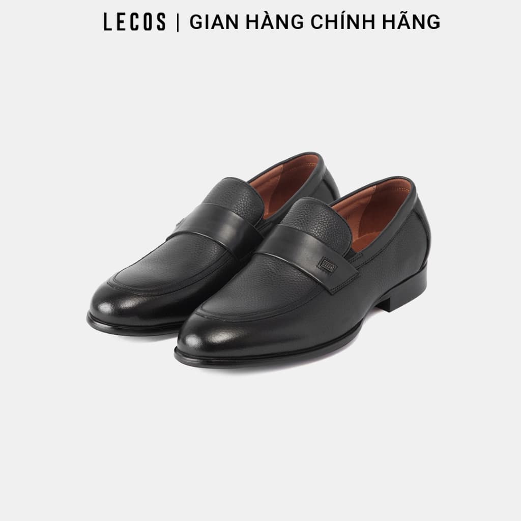 Giày Da Nam LECOS LG43 Giày Da Nam đi Tiệc Da Bò Thật Phom Chuẩn Tôn Dáng Quý Ông