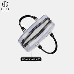 [Tặng hộp 20.10] Túi xách nữ ELLY EL368 túi trong suốt pvc đeo chéo đeo vai thời trang trẻ trung 6