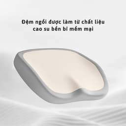 Đệm Ngồi Cao Su Non Êm Ái Chống Ê Mỏi Mông JYoohome Nệm Lót Ghế Dùng Trong Văn Phòng Học Tập 5