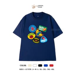 (Có áo người lớn) Áo thun cho bé trai, bé gái in TRÁI CÂY chất cotton 4c mềm mịn 6