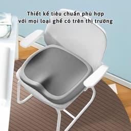 Đệm Ngồi Cao Su Non Êm Ái Chống Ê Mỏi Mông JYoohome Nệm Lót Ghế Dùng Trong Văn Phòng Học Tập 7