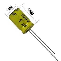 (Giá 5 Cái) 𝗧ụ 𝗧𝗿𝗲𝗯𝗹𝗲 Tụ không phân cực ELNA 8*12mm 100V Diy - 2