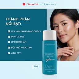 KEM CHỐNG NẮNG BẮT SÁNG DA RẠNG RỠ SPF 50 COLORESCIENCE (Face Shield SPF 50 - Glow) 5