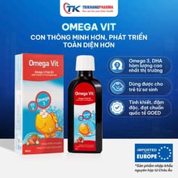 Dầu cá OMEGA VIT - Omega 3 Fish Oil Bổ Sung DHA, EPA Hàm Lượng Cao, Bổ Não, Sáng Mắt Thông Minh Chai 100ml 6