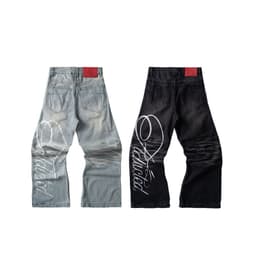 Quần jeans FRV addicted flared pants 2