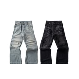 Quần jeans FRV addicted flared pants 1