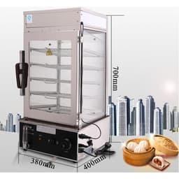 "Tủ Hấp Bánh 2 Lớp Kính Cường Lực – Sạch Đẹp, Giữ Nóng Hiệu Quả" 5