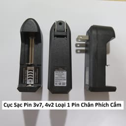 Bộ Sạc Pin Tiểu MS-5D81H. 26650/18650/16340/14500/21700 và Cục Sạc Pin 3v7, 4v2 Loại 1 Pin Chân Phích Cắm 8