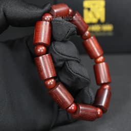 Vòng gỗ Tử Đàn Ấn Độ kiểu Đốt trúc Chìm nước cao cấp 10/12/14mm cho nam và nữ | Thiên Mộc Bảo 2 7