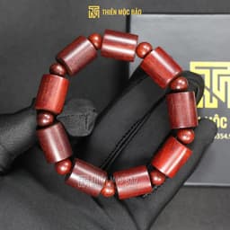 Vòng gỗ Tử Đàn Ấn Độ kiểu Đốt trúc Chìm nước cao cấp 10/12/14mm cho nam và nữ | Thiên Mộc Bảo 2 9