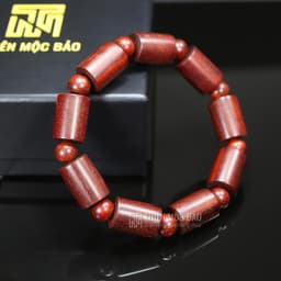 Vòng gỗ Tử Đàn Ấn Độ kiểu Đốt trúc Chìm nước cao cấp 10/12/14mm cho nam và nữ | Thiên Mộc Bảo 2 2