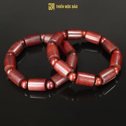 Vòng gỗ Tử Đàn Ấn Độ kiểu Đốt trúc Chìm nước cao cấp 10/12/14mm cho nam và nữ | Thiên Mộc Bảo 2 3