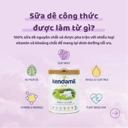 [Date 2027] Sữa Dê Kendamil UK Đạm A2 Dễ Tiêu Hoá 800g - Sữa Bột Công Thức 4