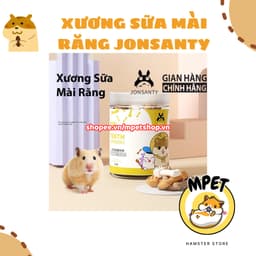 Bàn chải - Xương sữa dê JONSANTY mài răng cho hamster thỏ, bọ, sóc, nhím,... 🐹 2