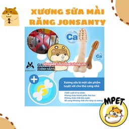 Bàn chải - Xương sữa dê JONSANTY mài răng cho hamster thỏ, bọ, sóc, nhím,... 🐹 3
