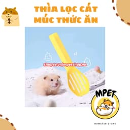 Thìa Lọc Cát, Muỗng Múc Thức Ăn Cho Hamster – Giữ Chuồng Luôn Sạch Sẽ 2
